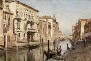 Widok na Palazzo del Cammello w Wenecji